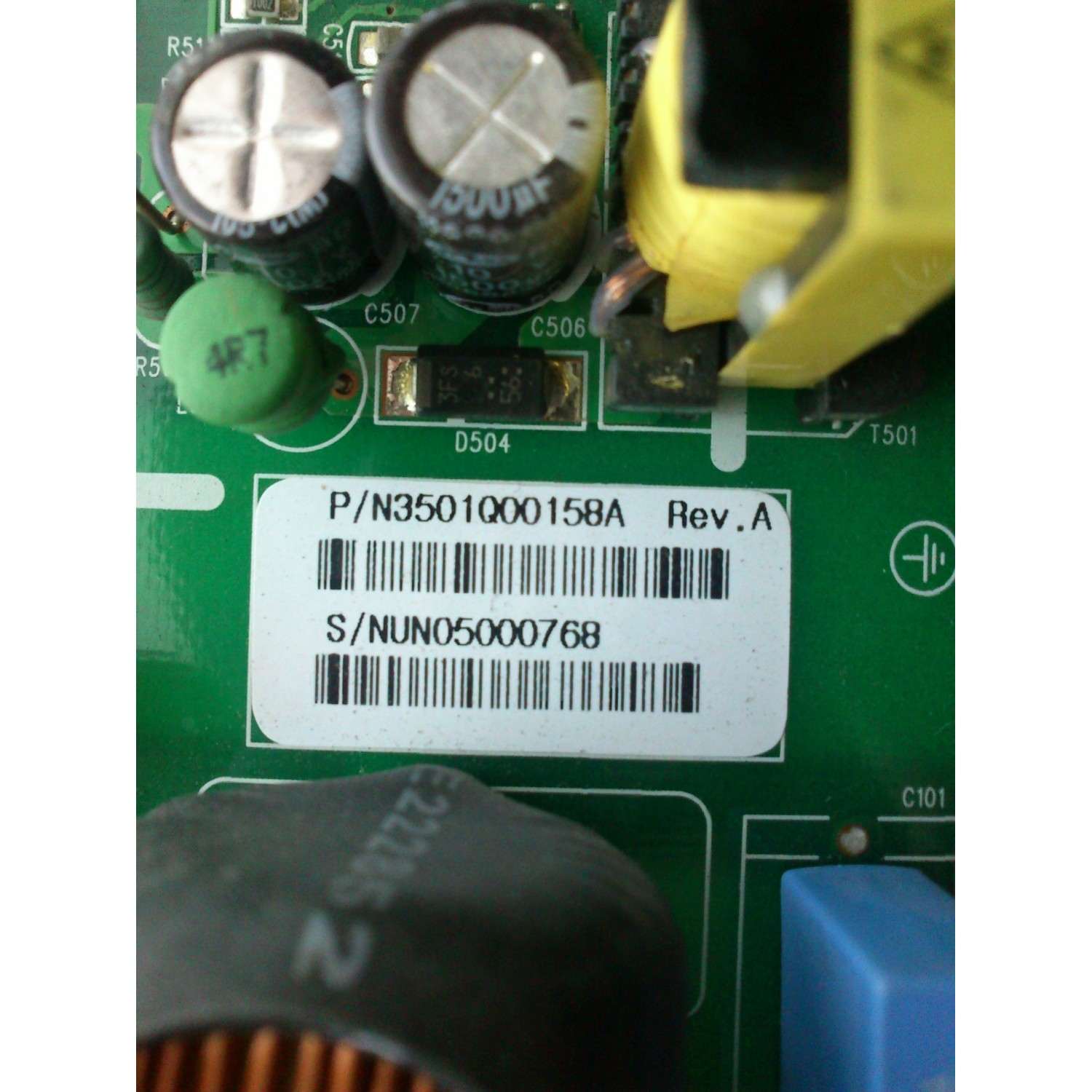 FUENTE PARA MONITOR HP / NUMERO DE PARTE 7521MA1J / 715G2852-1-6 / MODELO HP 17" W1707 - Imagen 4